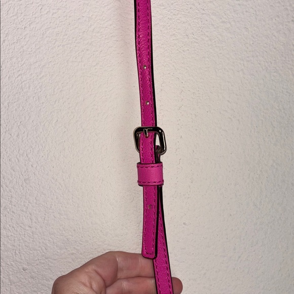 Kate Spade Pink Leather Bow Crossbody - Picture 7 of 8